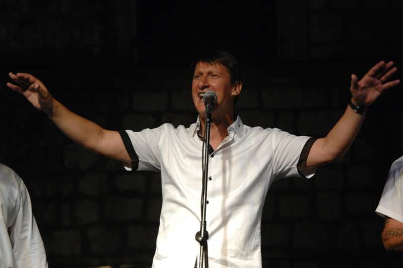 Vocal group Intrade in Sorkočević garden