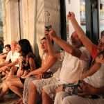 Vocal groups in front of the Cathedral 4 photo by Nora Novak
