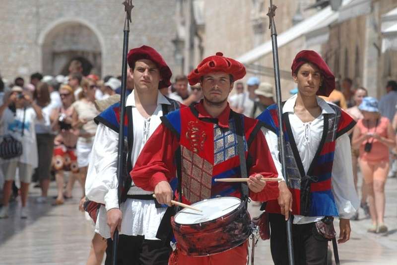 Town watch – an attraction in historical nucleus of Dubrovnik