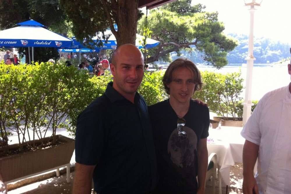 Luka Modrić in Cavtat