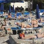 Autumn Sun Keeps Beaches Full 2 Beaches in Dubrovnik