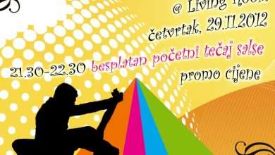 Learn To Salsa! 10 Latino party at Living Room Cafe bar