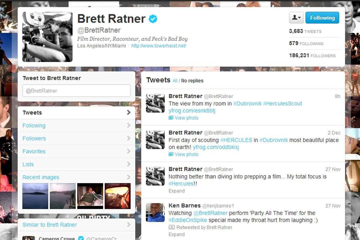 Brett Ratner Twitter