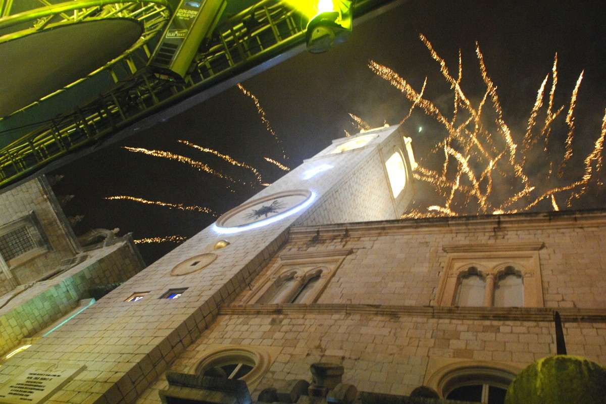 New Year 2013 celebration in Dubrovnik