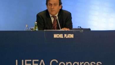 Michel Platini UEFA congress
