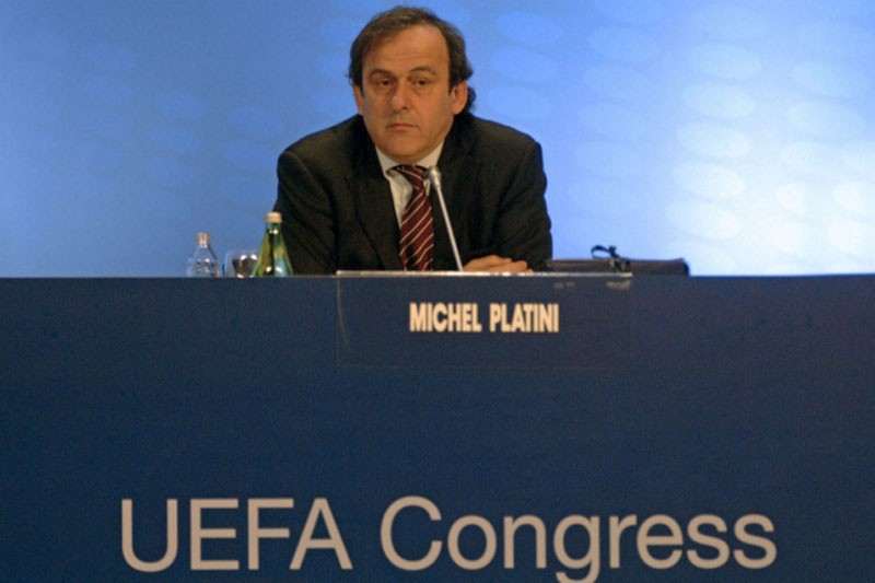 Michel Platini UEFA congress