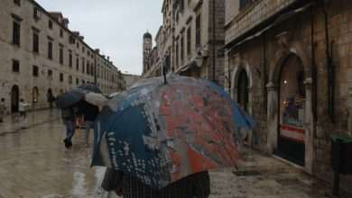 Wet Week Lies Head 18 Rain in Dubrovnik