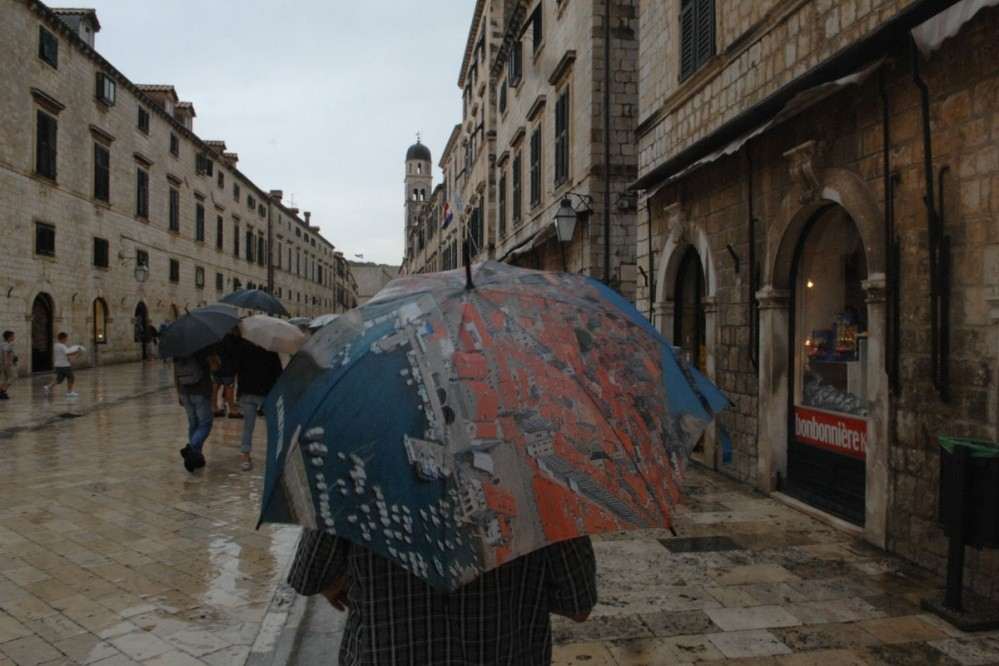 Rain in Dubrovnik