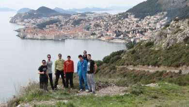 Volunteers Help Park Orsula in Dubrovnik