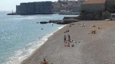 Banje beach in Dubrovnik