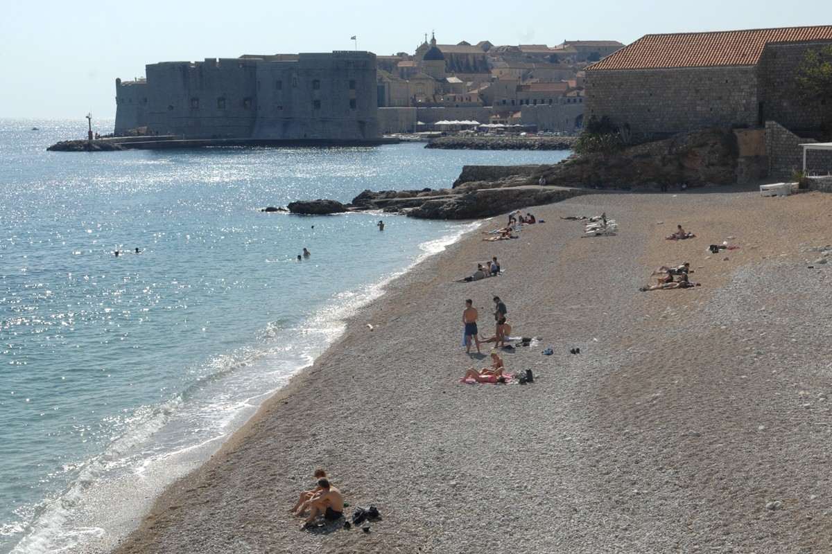 Banje beach in Dubrovnik