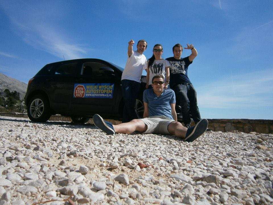 Hitchhikers Race from Poland to Dubrovnik