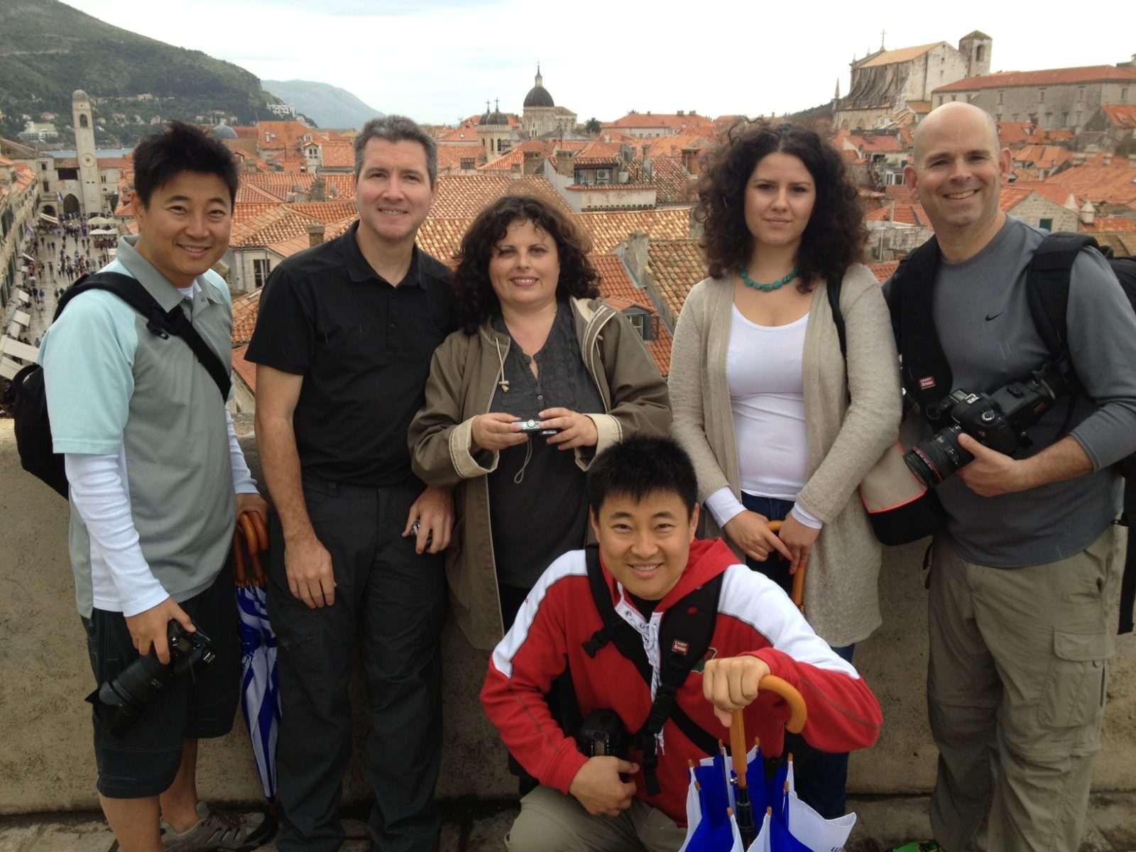 US television presenter Joel Barish in Dubrovnik