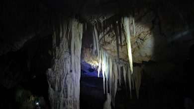 'Fairies' Cave' near the Ombla river in Dubrovnik