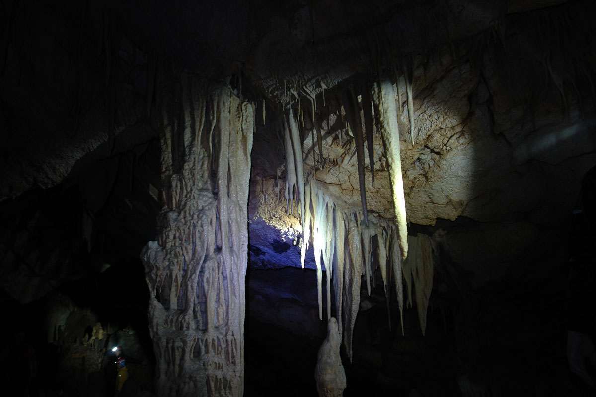 'Fairies' Cave' near the Ombla river in Dubrovnik