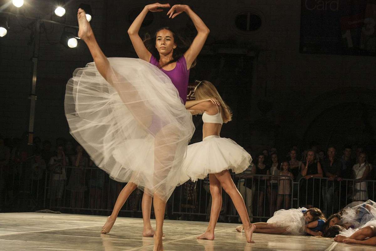 Ballet Dancers On Stradun
