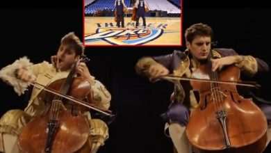 2Cellos' Electric NBA Game Performance 1 2-cellos-thunderstruck-NBA-555x350