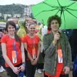 Over 35,000 young people were praying in the rain! 23 Over 35,000 young people