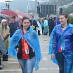 Over 35,000 young people were praying in the rain! 24 Over 35,000 young people