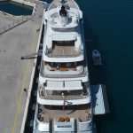 King of Silver's yacht docked in Dubrovnik!