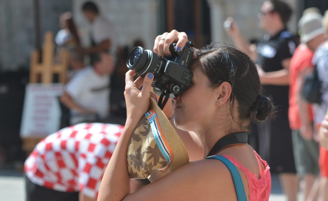 Dubrovnik, Stradun, tourists