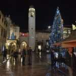 First Christmas light decorations on Stradun! 6 Christmas lights