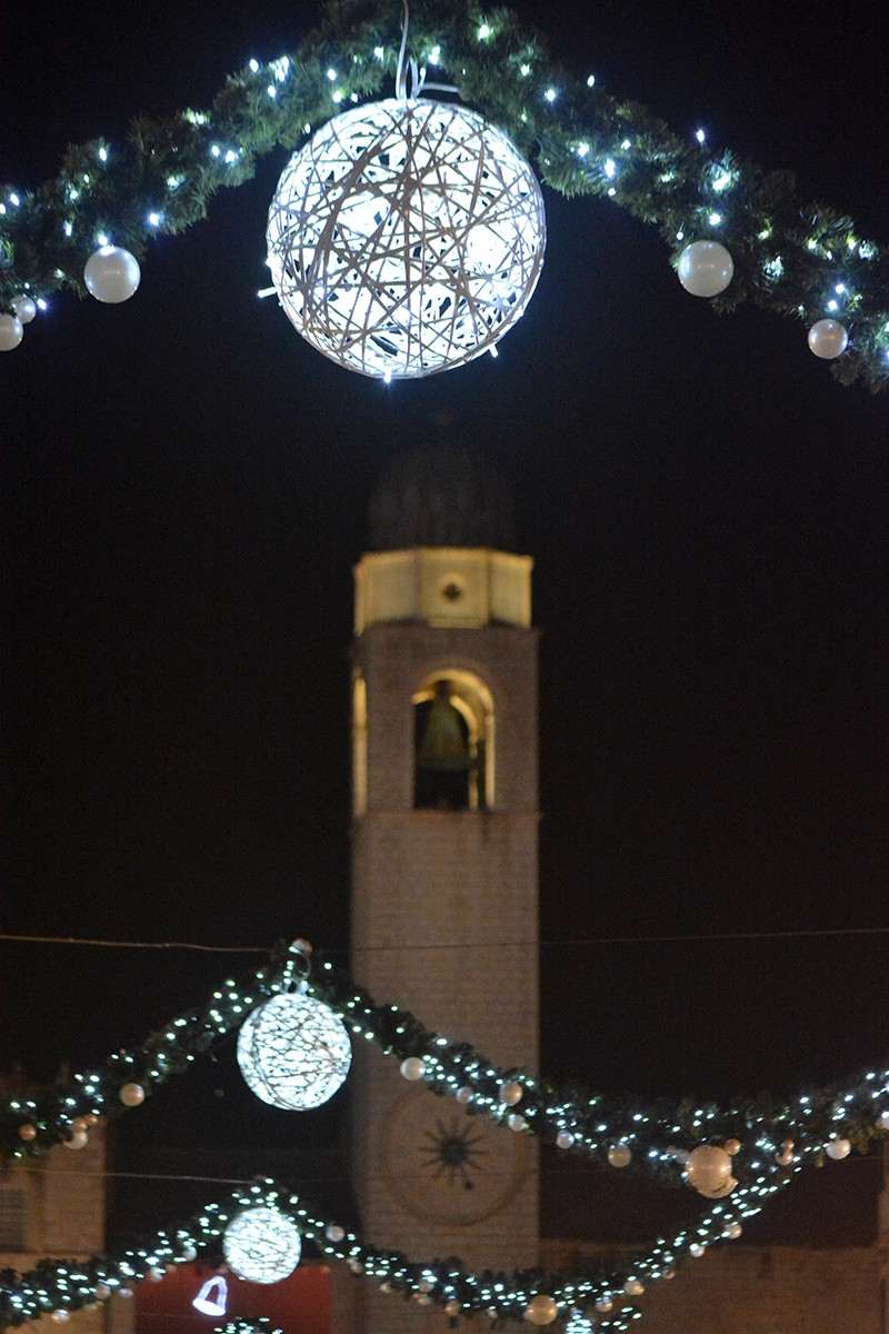 first christmas light decorations on stradun just dubrovnik first christmas light decorations on stradun just dubrovnik