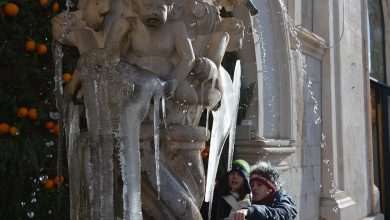 Interesting phenomenon in Small Onofrio fountain 1 Small Onofrio fountain