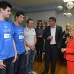 Water polo players and Helen Doron together for the children's home Maslina 10 Helen Doron