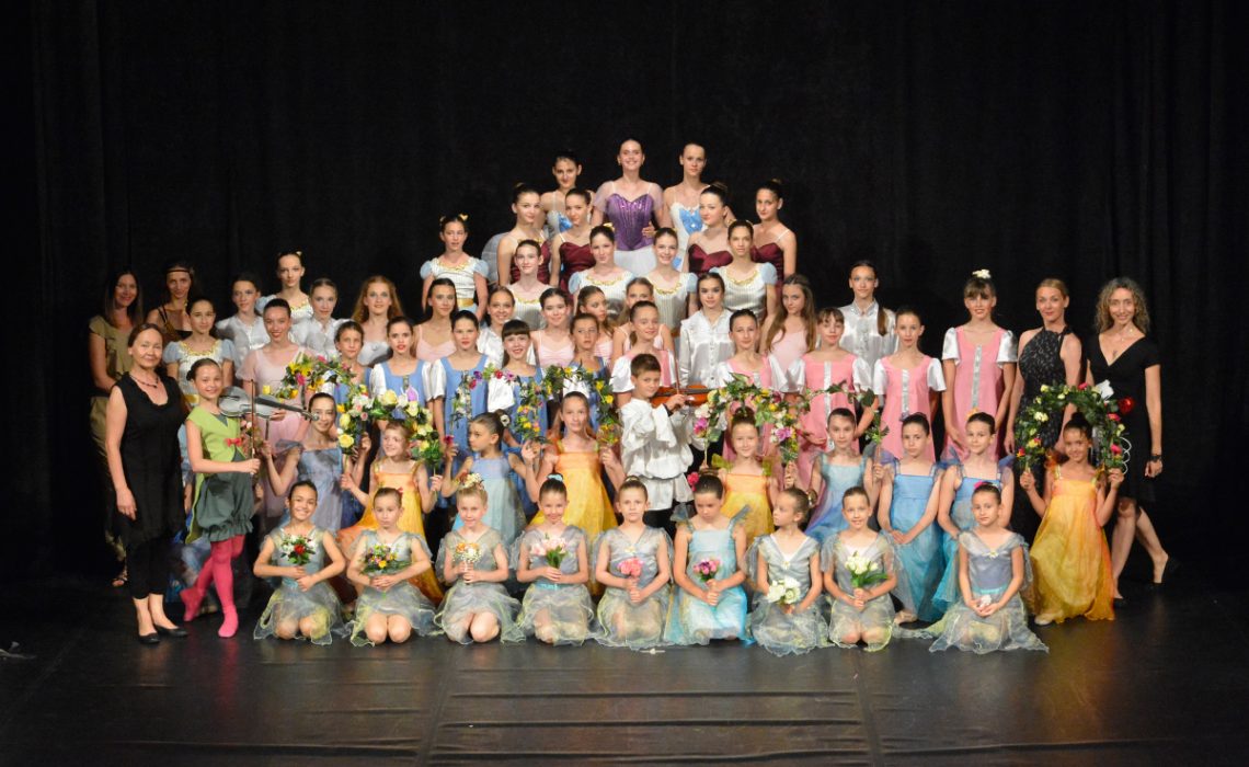 Little ballerinas and ballet dancers performed at the Marin Drzic Theatre
