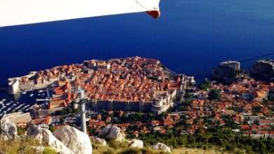 Dubrovnik from the cafe reached by cable car (Photo by Sarah Ricks/ Philadelphia TravelingMom) Read more at https://www.travelingmom.com/dubrovnikcroatia-beautiful-location-game-thrones/#w81VApG4KiHFEQsc.99