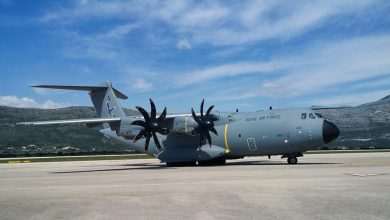 The Airbus A400M Atlas Spotted on Dubrovnik Airport 20 vojni zrakoplov raf aviorad