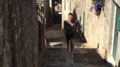 Old School Training by John Terry: Up and Down Via Steps in Cavtat 1 John Terry in Cavtat