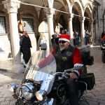 Photo Gallery: Big Santa Claus Bikers and Children Having Fun Together on Stradun 12 Moto Santas 12