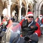 Photo Gallery: Big Santa Claus Bikers and Children Having Fun Together on Stradun 2 Moto Santas 2