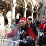 Photo Gallery: Big Santa Claus Bikers and Children Having Fun Together on Stradun 3 Moto Santas 3