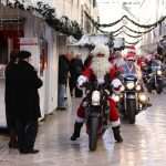 Photo Gallery: Big Santa Claus Bikers and Children Having Fun Together on Stradun 31 Moto Santas 31