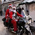 Photo Gallery: Big Santa Claus Bikers and Children Having Fun Together on Stradun 33 Moto Santas 33
