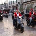 Photo Gallery: Big Santa Claus Bikers and Children Having Fun Together on Stradun 37 Moto Santas 37