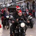 Photo Gallery: Big Santa Claus Bikers and Children Having Fun Together on Stradun 38 Moto Santas 38
