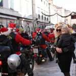 Photo Gallery: Big Santa Claus Bikers and Children Having Fun Together on Stradun 40 Moto Santas 40