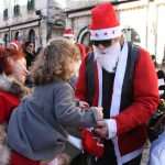 Photo Gallery: Big Santa Claus Bikers and Children Having Fun Together on Stradun 49 Moto Santas 49