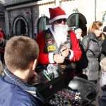 Photo Gallery: Big Santa Claus Bikers and Children Having Fun Together on Stradun 50 Moto Santas 50