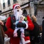 Photo Gallery: Big Santa Claus Bikers and Children Having Fun Together on Stradun 56 Moto Santas 56