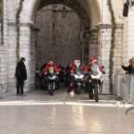 Photo Gallery: Big Santa Claus Bikers and Children Having Fun Together on Stradun 68 Moto Santas 68