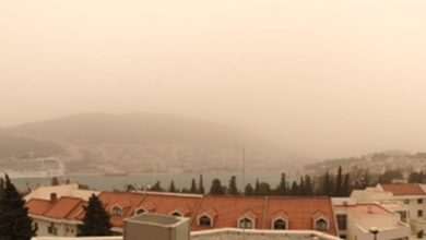 Video: One Year Ago Sandstorm Completely Covered Dubrovnik 5 SandStorm Dubrovnik 1