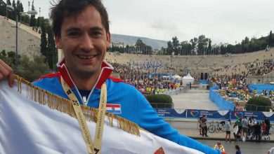 Athlete Mario Obuljen Run the Athens Classic Marathon 2