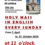 Holy Mass In English