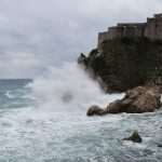 Stormy weather in Dubrovnik