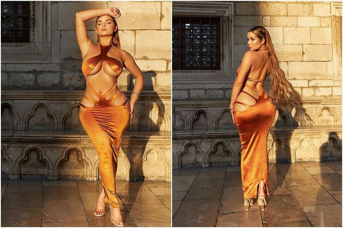 British Model Demi Rose Turning Heads in a Revealing Dress Outside Rector's Palace 1 Demi Rose Duborvnik 5